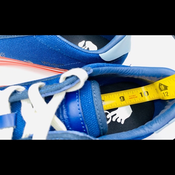 Off-White Men’s Vulcanized Low-Top Sneakers SIZE US 9 Color Blue NWB AUTHENTIC - Picture 10 of 14